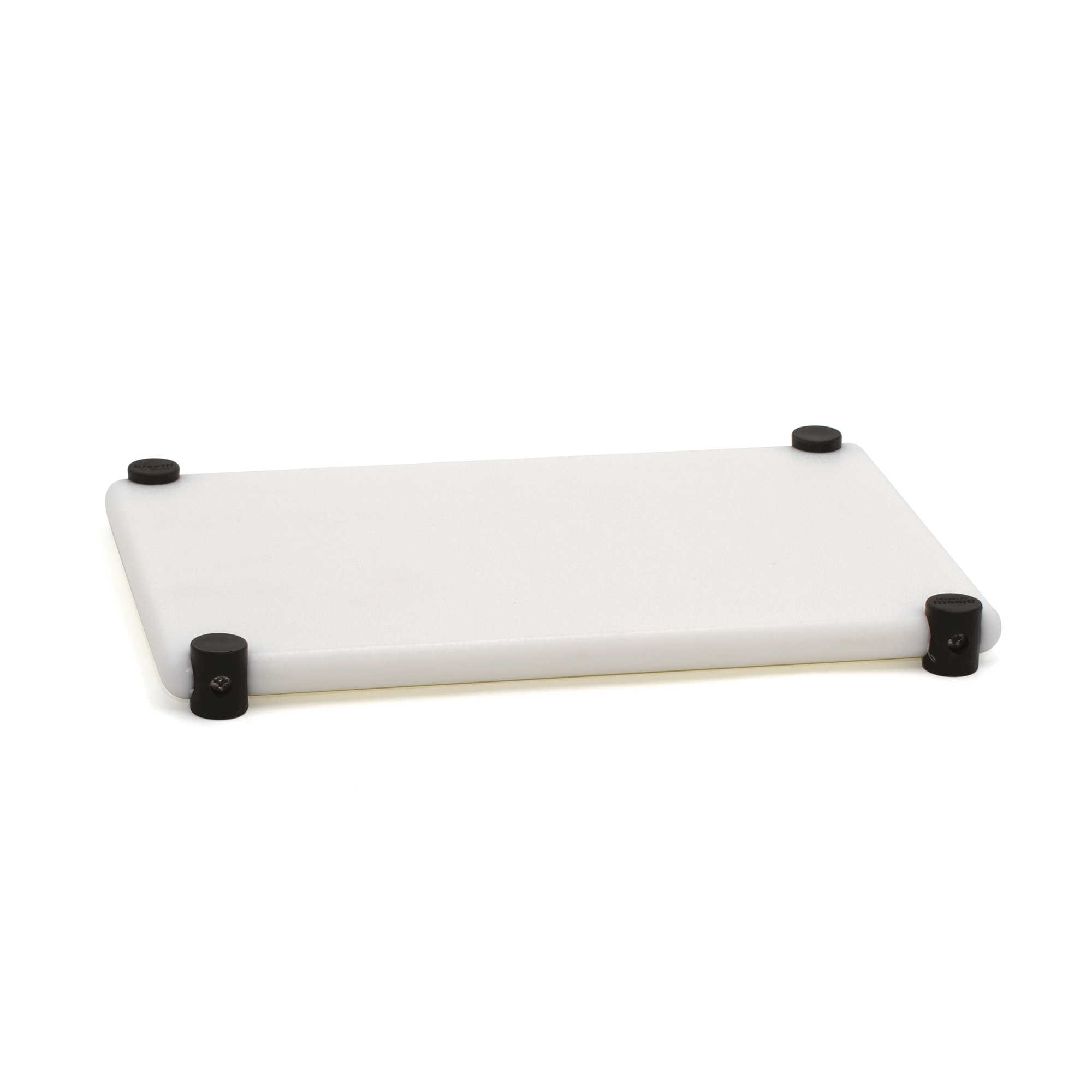 Bisetti Profi-Schneidebrett mit rutschfesten Füßen 30x20 cm schwarz