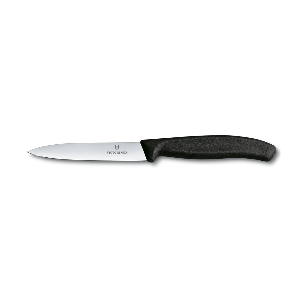 Abstreifer mit glatter Klinge und ergonomischem schwarzen Griff - Victorinox Swissclassic