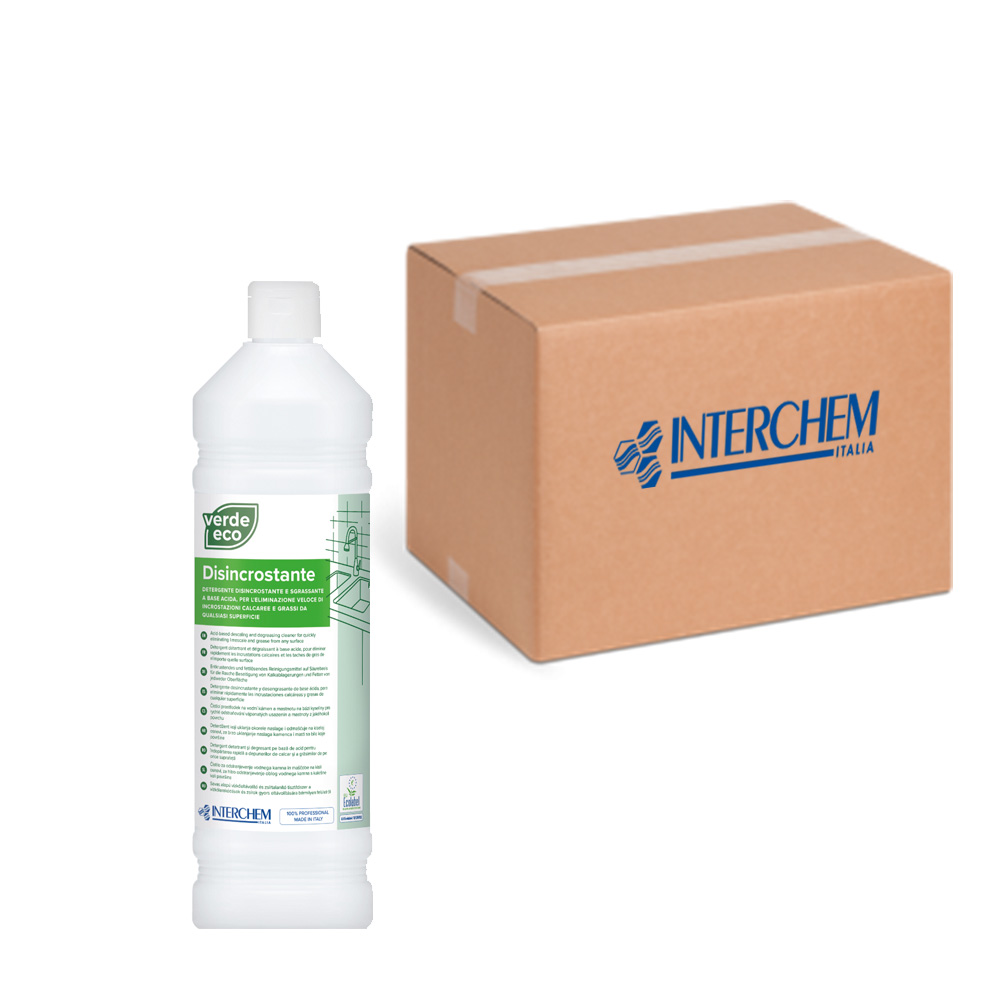 Packung mit 12 Entkalkungsmitteln Green Eco Descaling 1 Liter