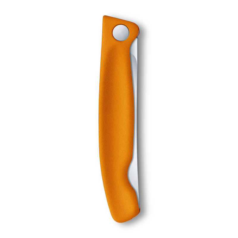 Orangefarbenes Klappmesser mit Wellenschliff - Victorinox Swissclassic