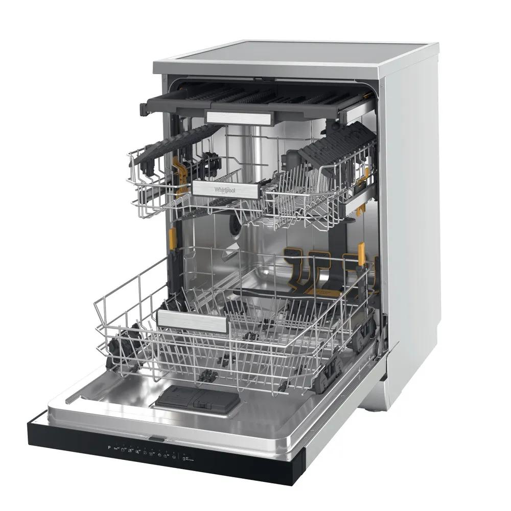 Whirlpool Standgeschirrspüler 15 COVERED C INOX W7F HP43 X