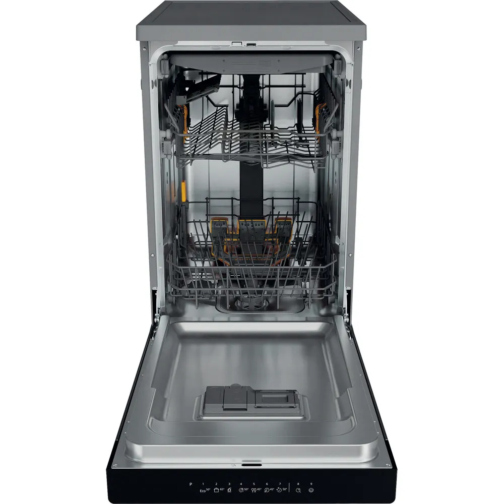 Whirlpool, schlanker, freistehender Geschirrspüler, 45 cm, 10 Stück D EDELSTAHL WH4FD11CS7A0X