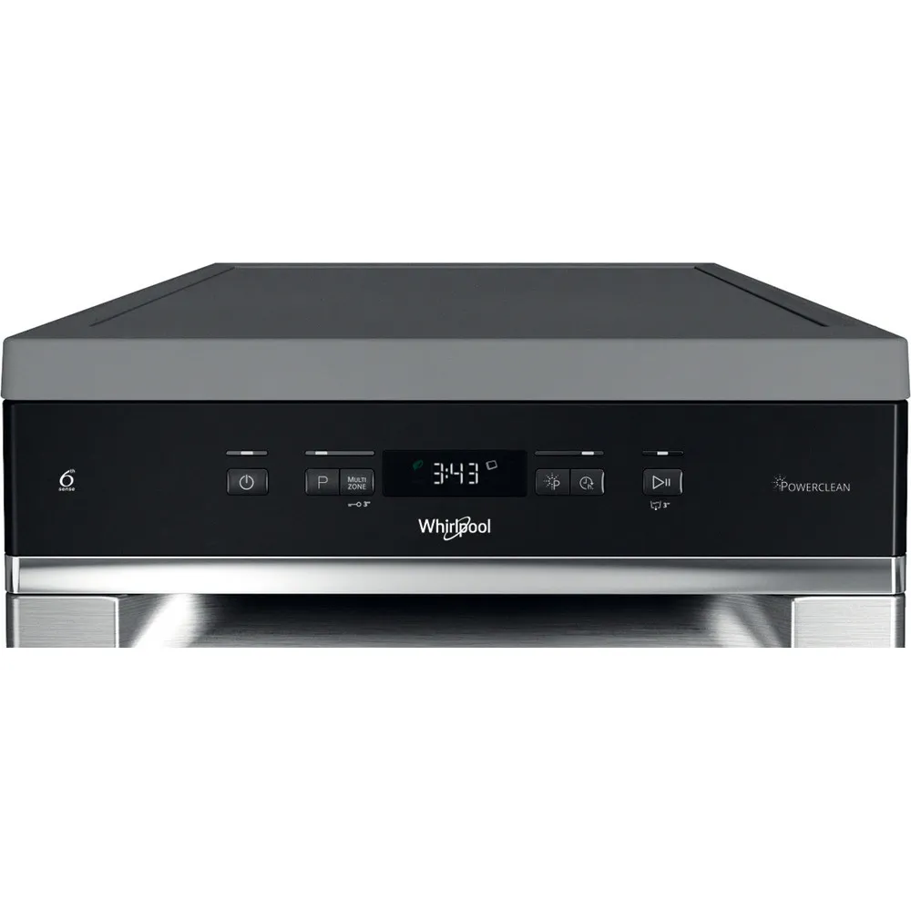 Hotpoint 45 CM 10COPER freistehender Geschirrspüler. C, SILBER, HA3FC10BS7A0S