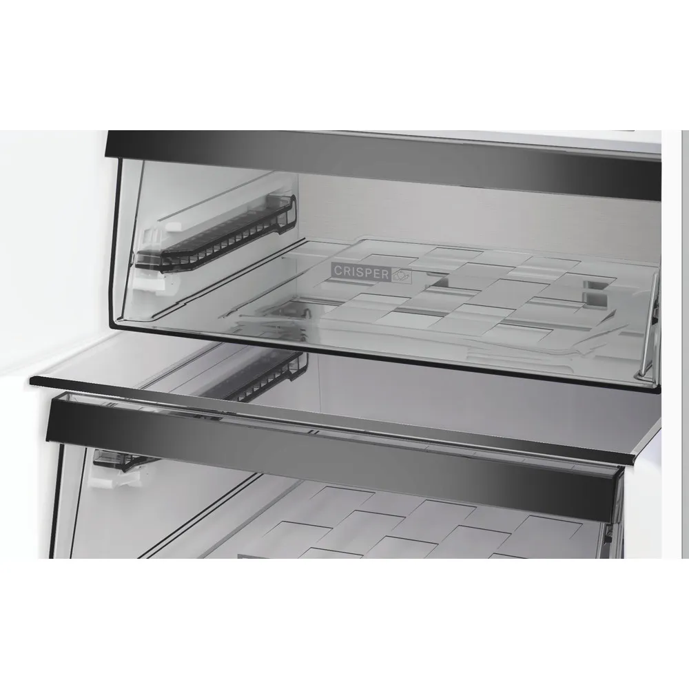 Whirlpool No Frost 355 LT 66 CM EDELSTAHL WHK 25404 XP8E Kombi-Kühlschrank