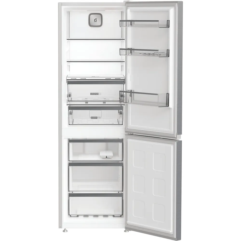 Whirlpool No Frost 316 LT 66 CM EDELSTAHL WHK 26363 XP6E Kombi-Kühlschrank