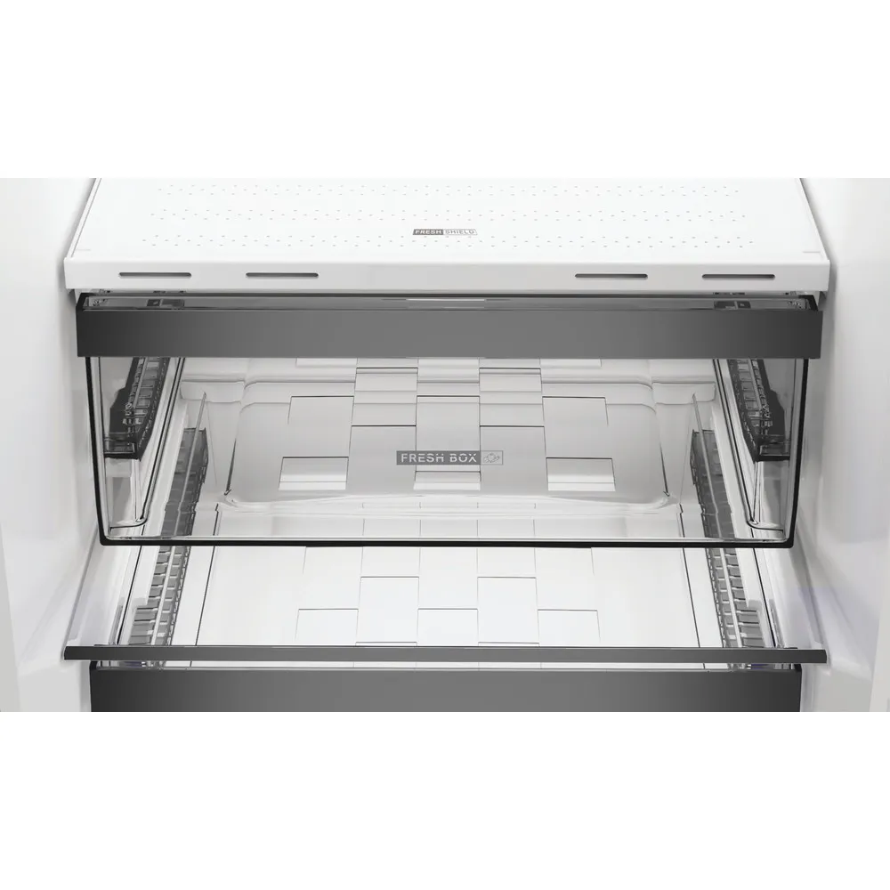 Whirlpool No Frost 355 LT 66 CM EDELSTAHL WHK 26403 XP6E1 Kombikühlschrank