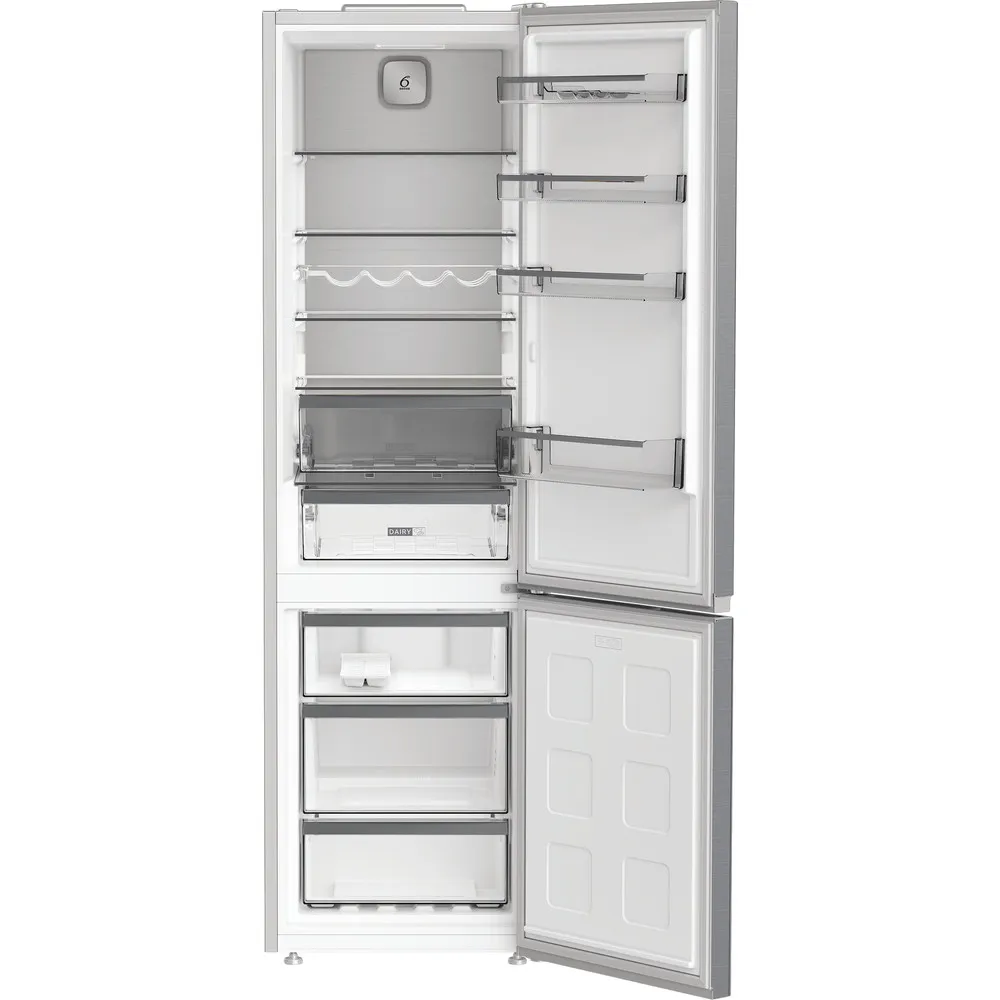 Whirlpool No Frost 355 LTB 66 CM EDELSTAHL WHK 26404 XP7E Kombi-Kühlschrank
