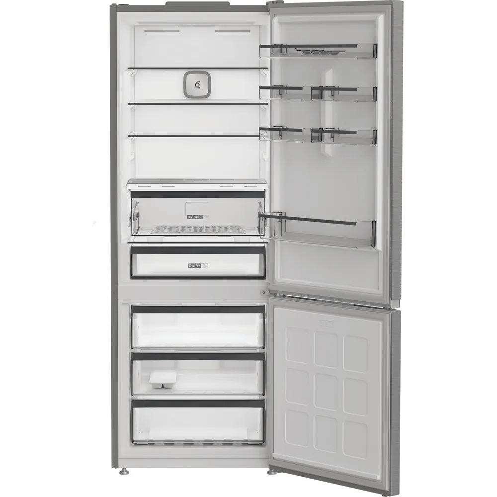 Whirlpool 4990 LT DUAL NO FROST 70CM SILVER WHK2 6494 X6E Kombikühlschrank