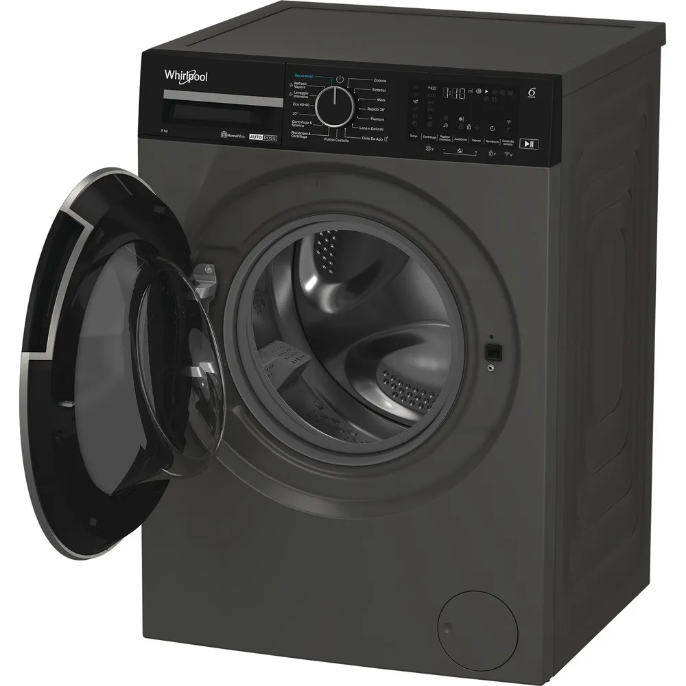 9 kg Whirlpool-Waschmaschine mit WLAN GRAU WPM 911G ADS IT