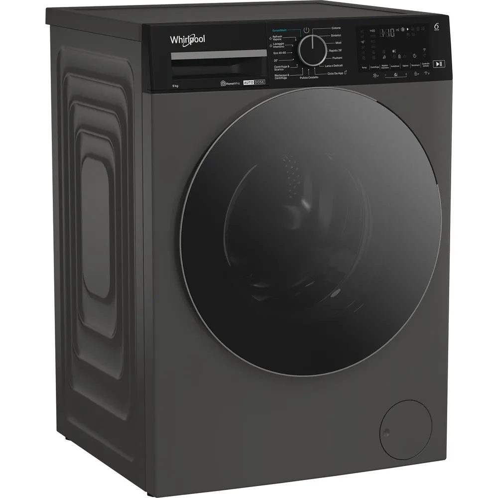 9 kg Whirlpool-Waschmaschine mit WLAN GRAU WPM 911G ADS IT