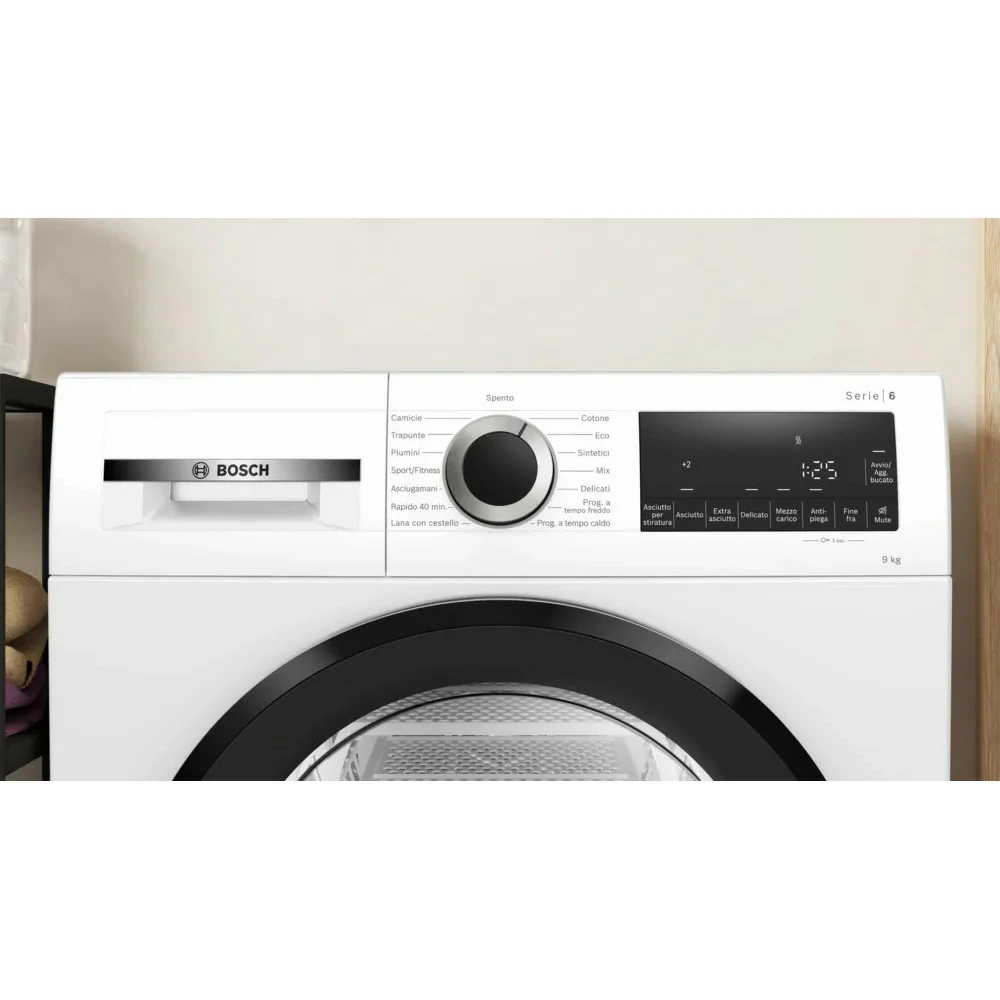 Bosch LED-DISPLAY D 9 kg Trockner WQG24201IT