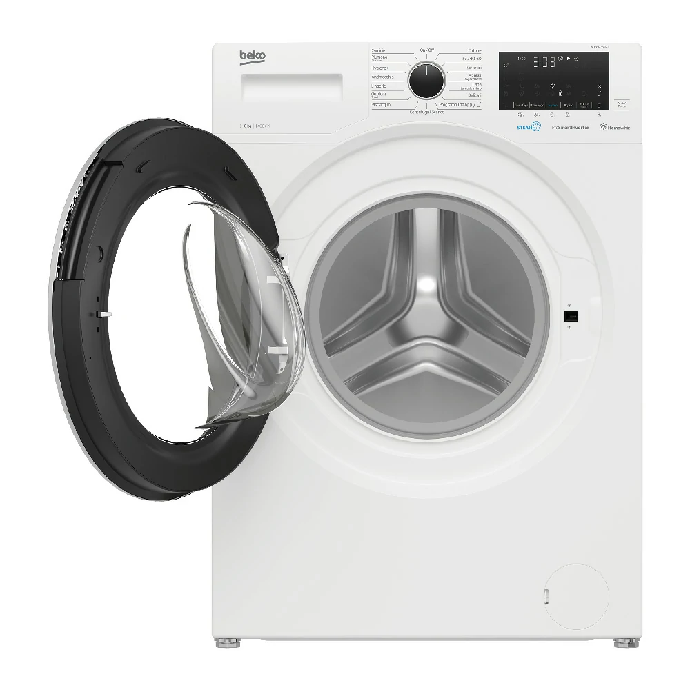 Waschmaschine 8 kg Beko STEAMCURE C DAMPFINVERTER 1400 U/min WUY81436SI-IT