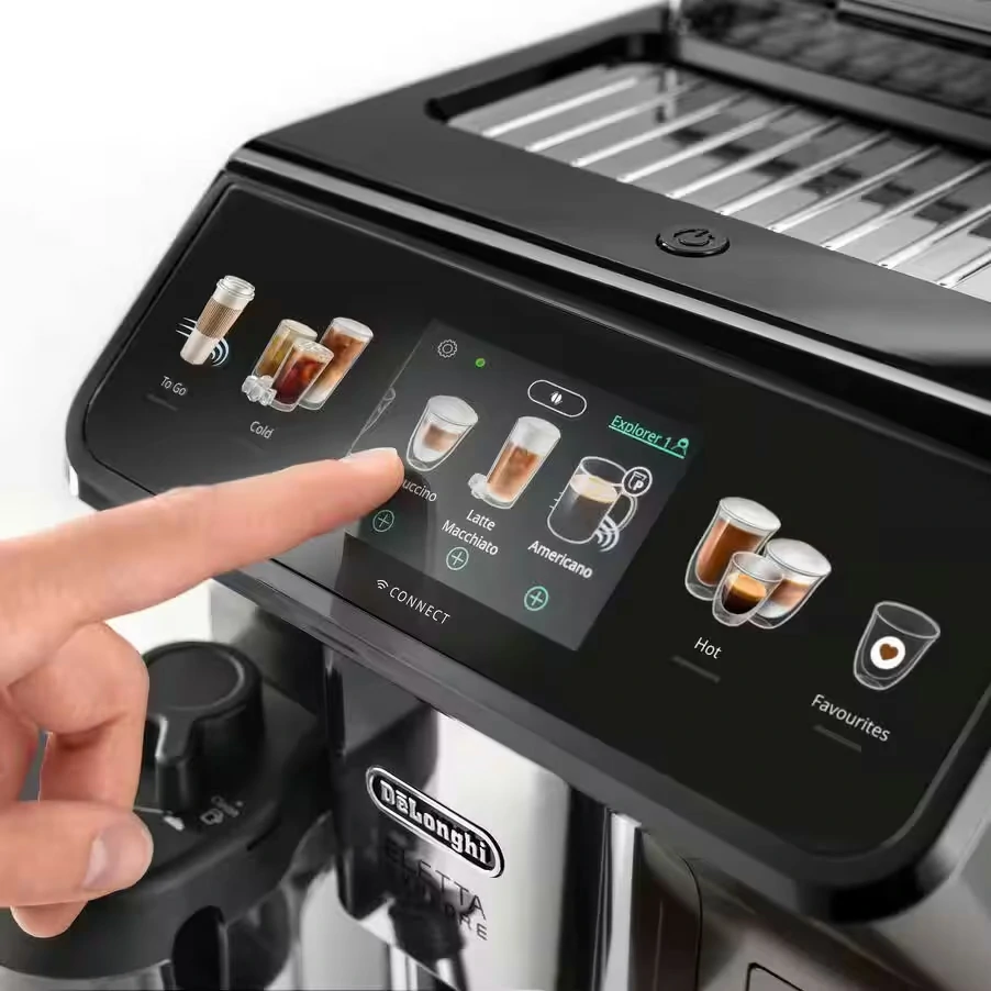 De Longhi Eletta Explore ECAM450.86.T Automatische Kaffeemaschine aus Titan