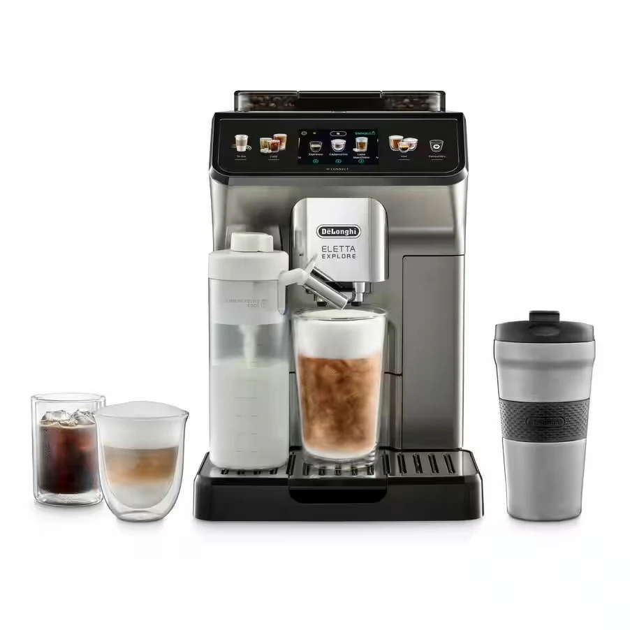 De Longhi Eletta Explore ECAM450.86.T Automatische Kaffeemaschine aus Titan