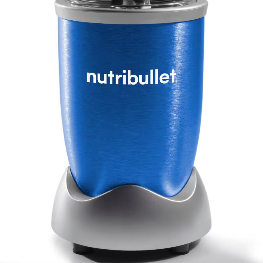 Nutribullet Pro 900 Standmixer 900 W mit 7 Zubehörteilen blau