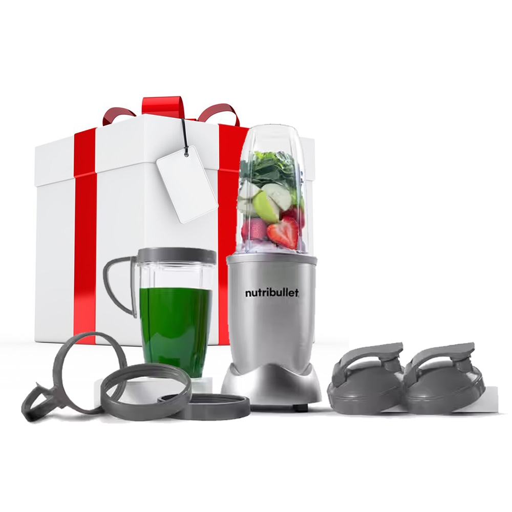 Nutribullet Pro 900 Standmixer 900 W grau mit 7 Zubehörteilen