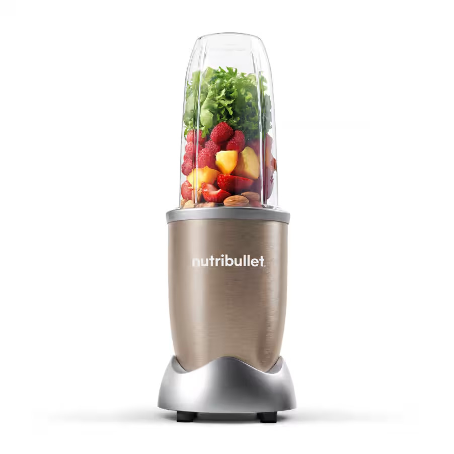 Nutribullet Pro 900 900 W Standmixer mit 7 Champagnerzubehör