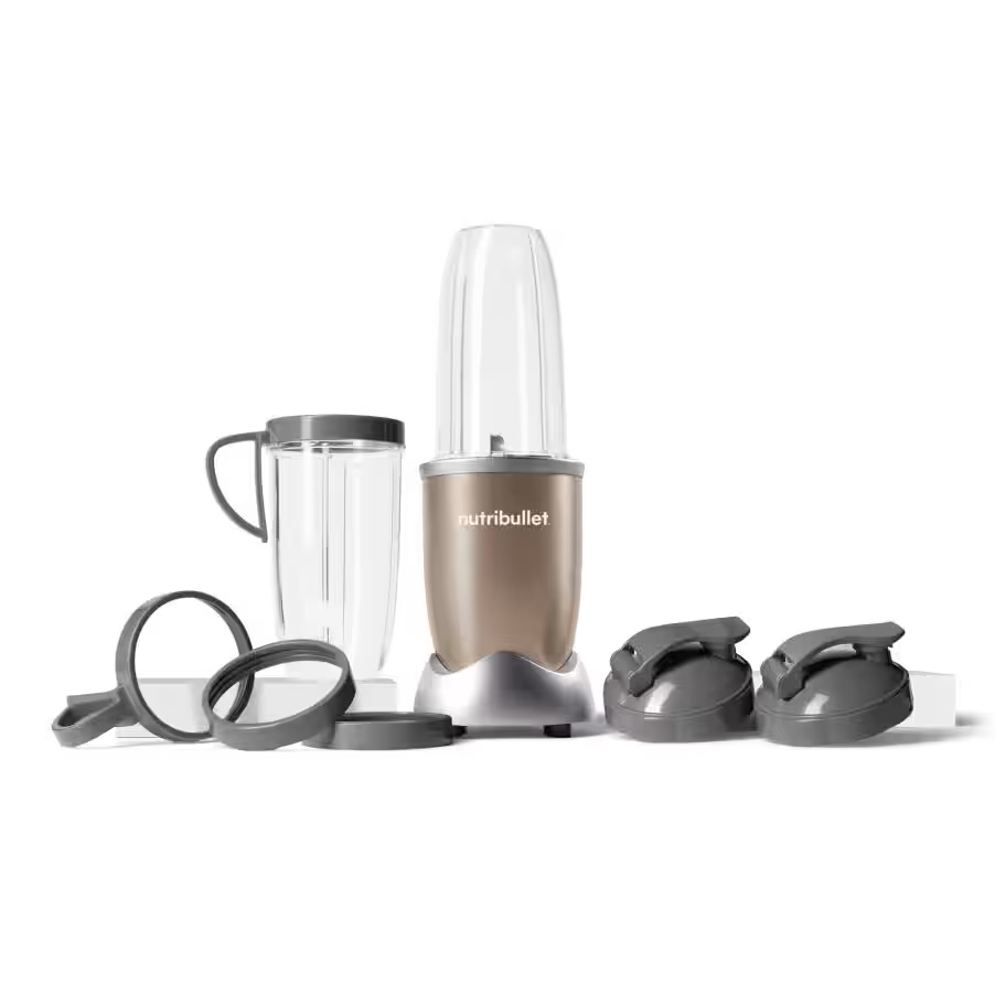 Nutribullet Pro 900 900 W Standmixer mit 7 Champagnerzubehör