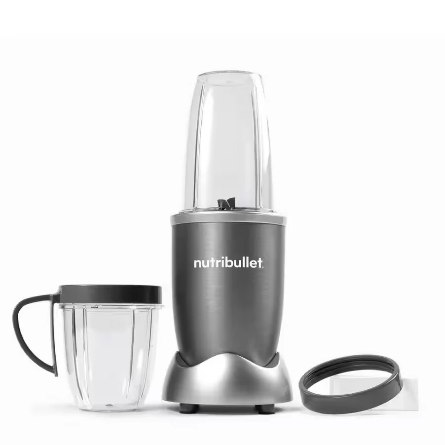 Nutribullet Original 600 mit 3 dunkelgrauen Accessoires