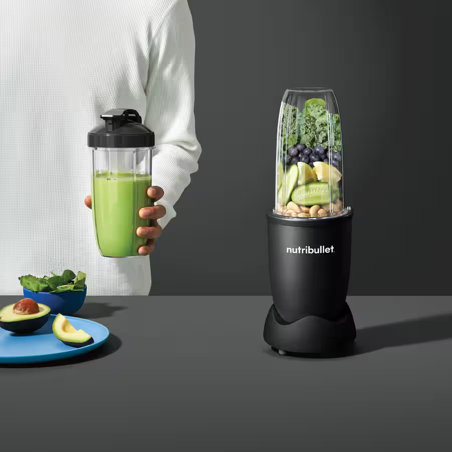 Nutribullet Pro Exclusive 900W Mixer mit 7 Zubehörteilen schwarz