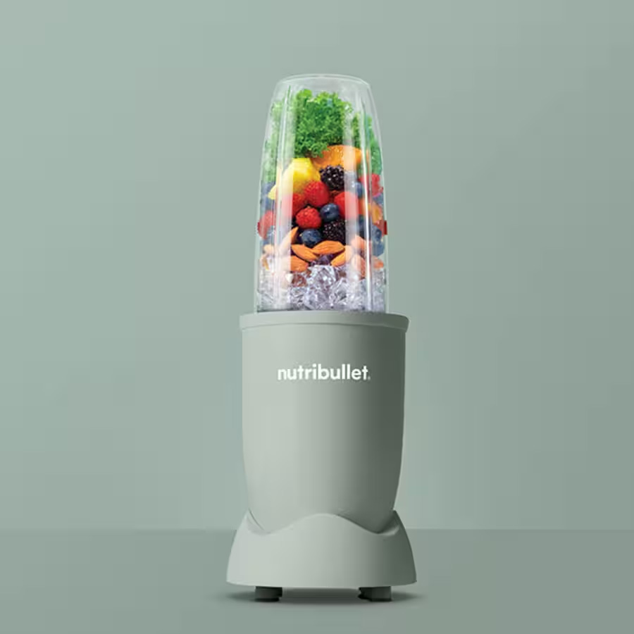 Nutribullet Pro 900W Mixer mit 7 Zubehörteilen grün