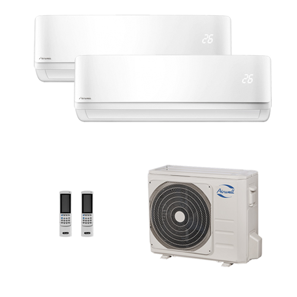 Airwell feste Dual-Split-Klimaanlage 2x12000 Btu 5 kW