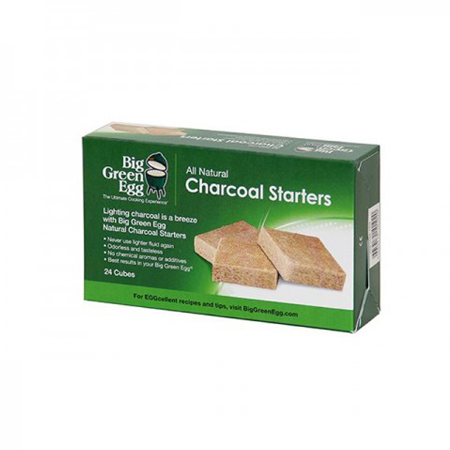 Natürlicher Feuerstarter, 24 Würfel, großes grünes Ei