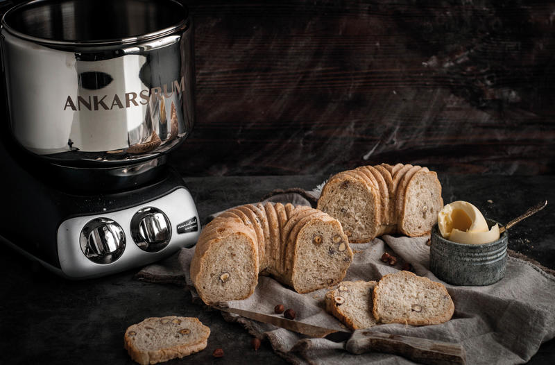 Ankarsrum Assistant Original 6230 Standmixer, metallisch schwarz