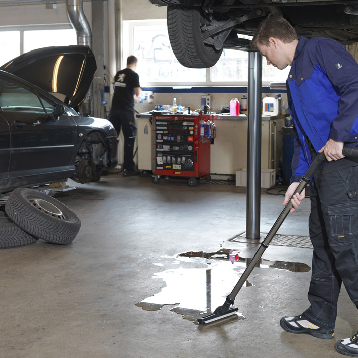 HP 503 WD Professioneller Staubsauger und Flüssigkeitssauger mit 3 Motoren