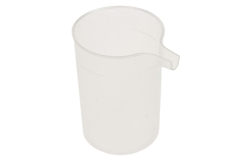 DER MESSBECHER REICHT FÜR 8 SÄTZE.