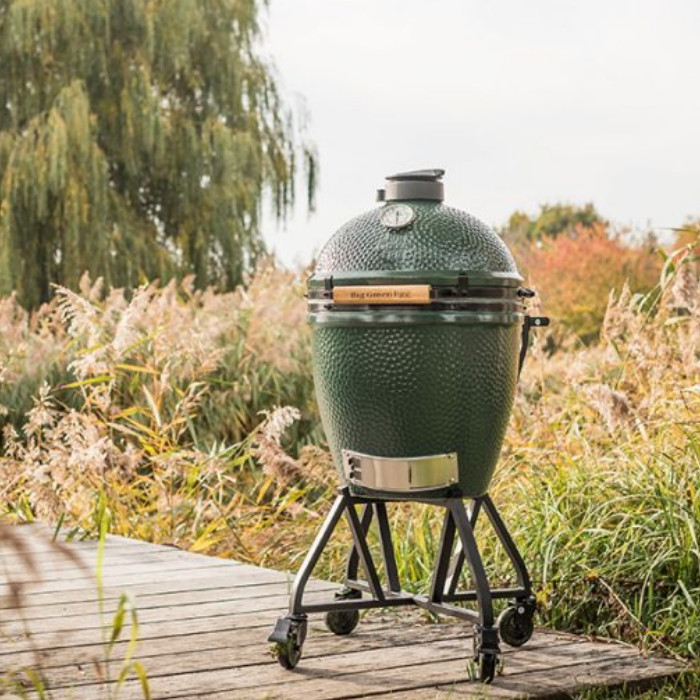 Mobiler Wagen mit Griff für Big Green Egg XXL