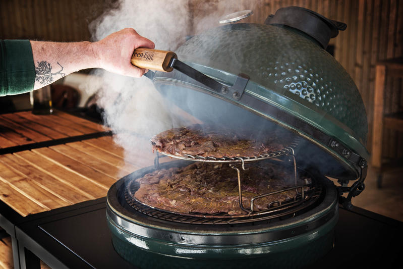 Barbecue Big Green Egg Großes Starterpaket