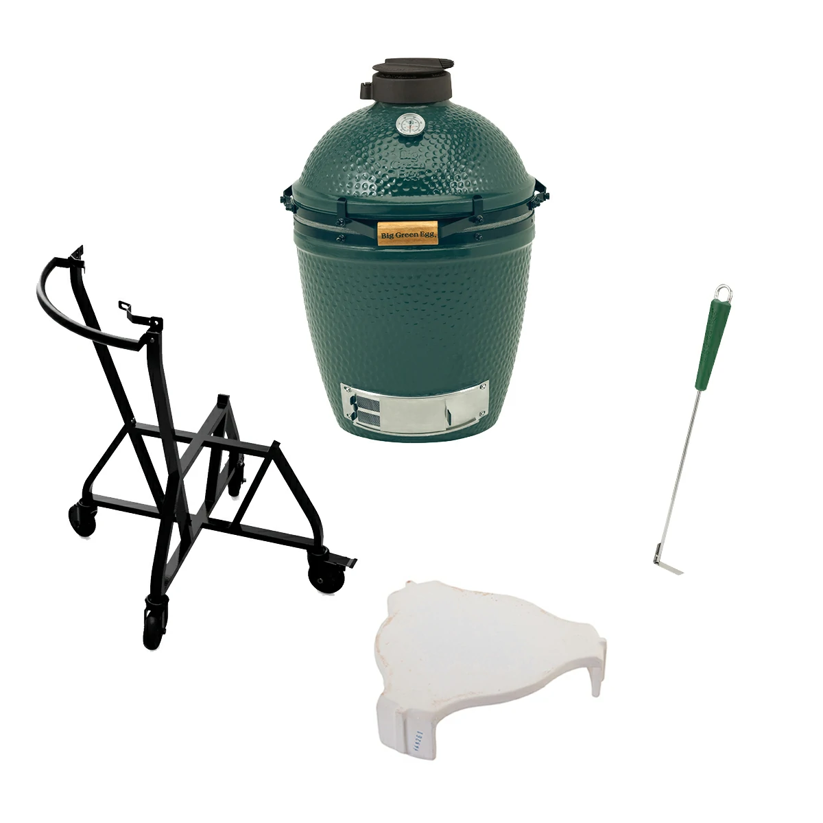 Barbecue Big Green Egg Starterpaket, mittelgroß