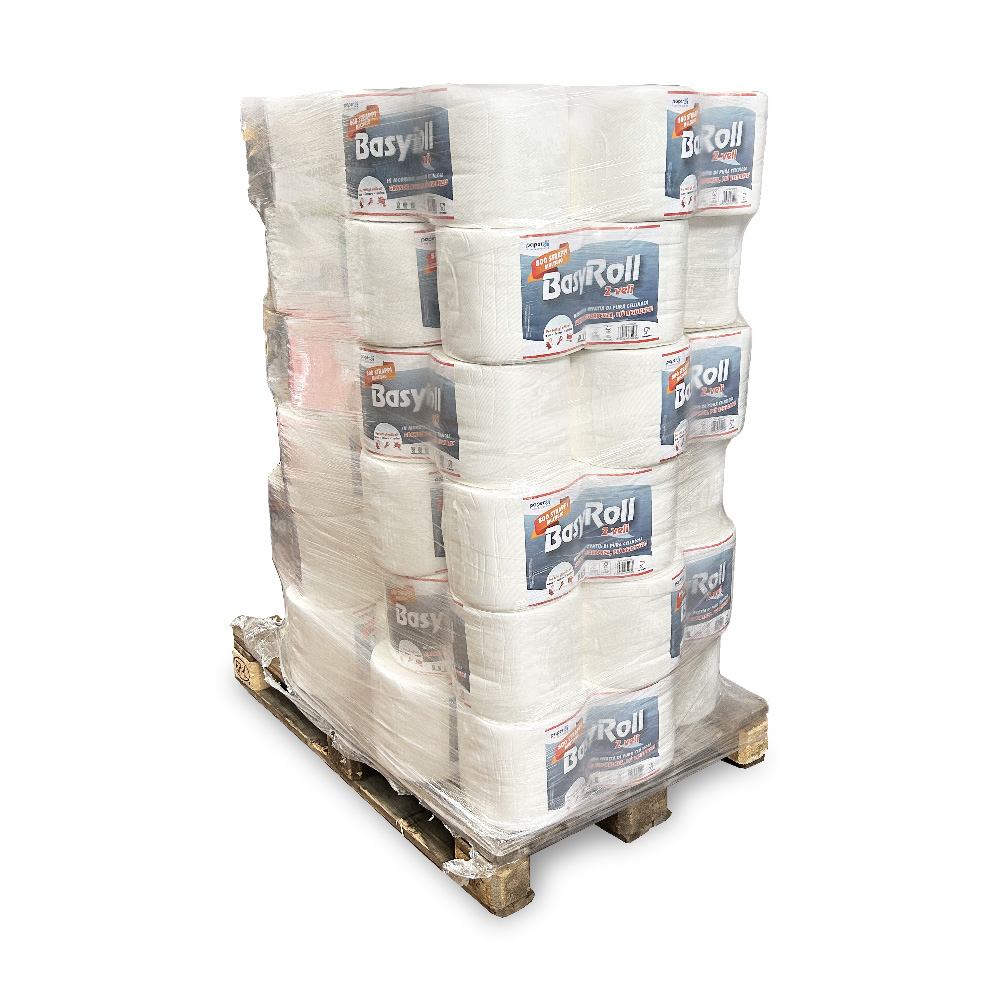 Palette mit 30 Packungen mit 2 Rollen 800 Rips BasyRoll