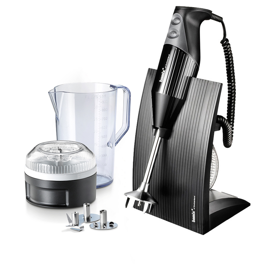 Bamix SwissLine Handmixer Schwarz