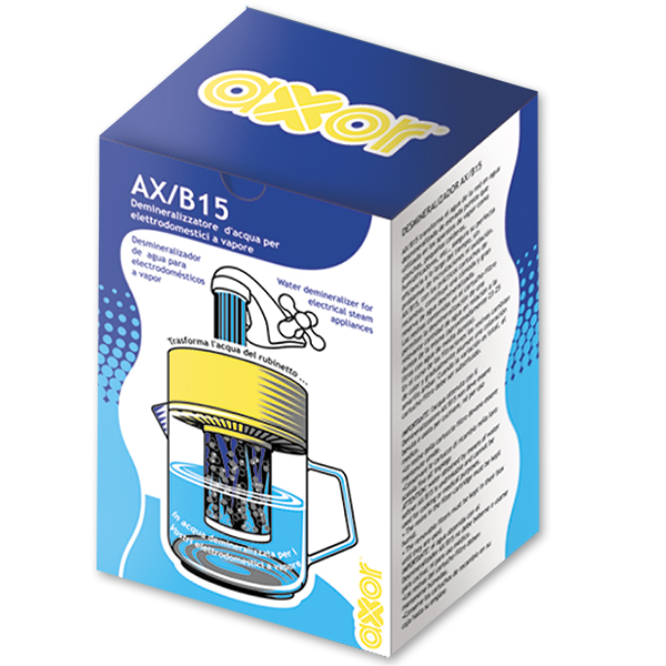 Wasserentmineralisierer für AX/B15-Dampfbügelsysteme