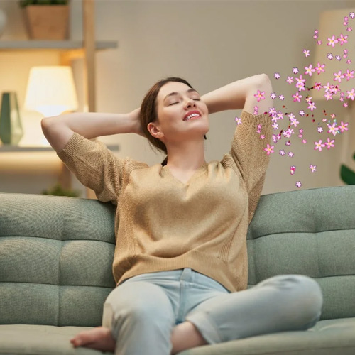 Lufterfrischer mit Blume 100 ml Divine Red