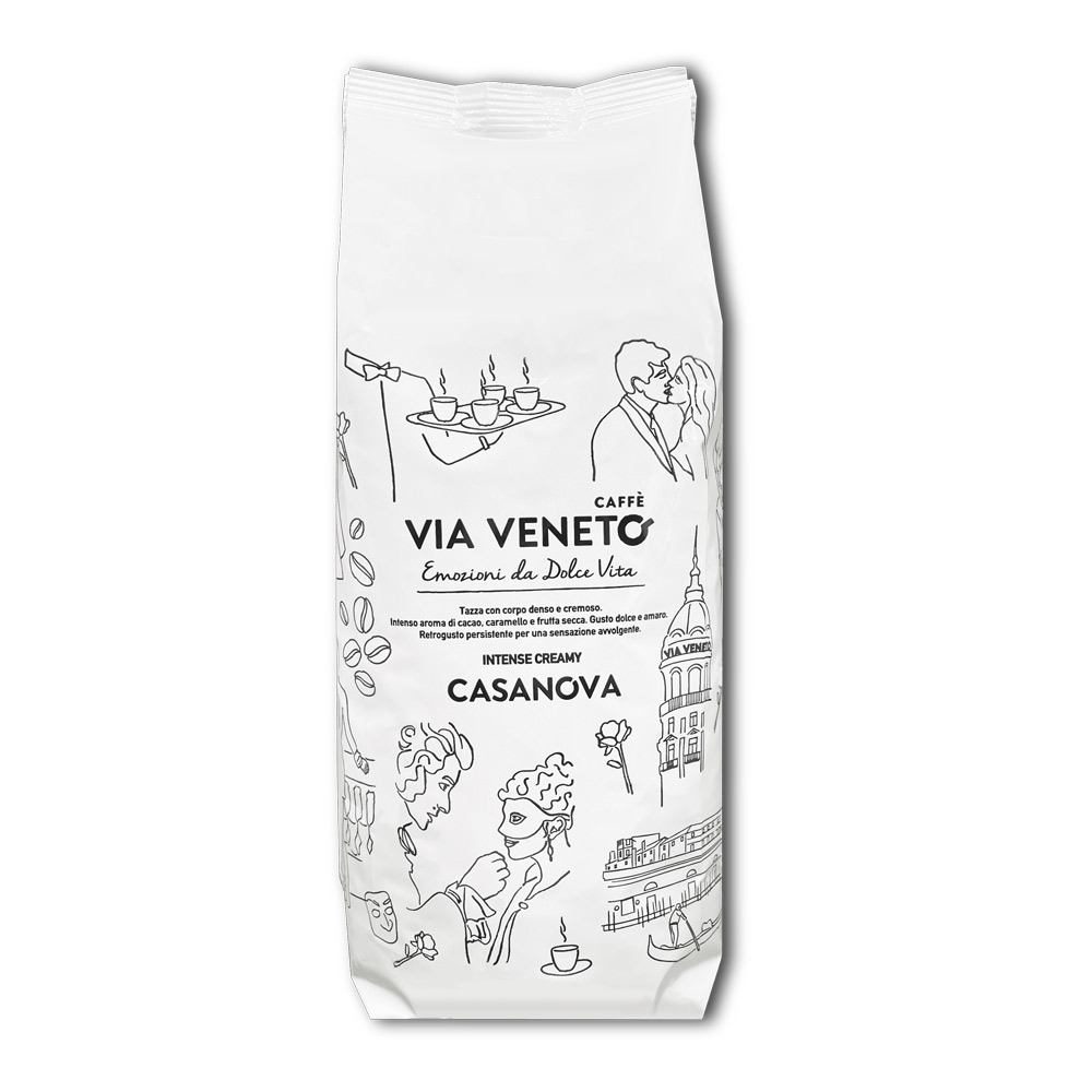 Via Veneto Casanova Kaffeebohnen 500 g