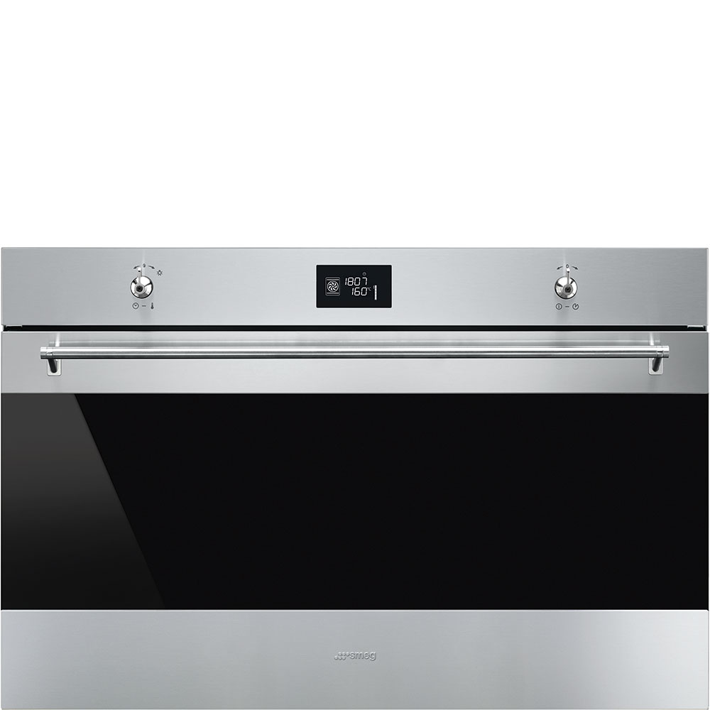 Smeg SF9390X1 BEHEIZTES, BELÜFTETES BACKOFENDISPLAY, 155 LT, 90 CM, EDELSTAHL