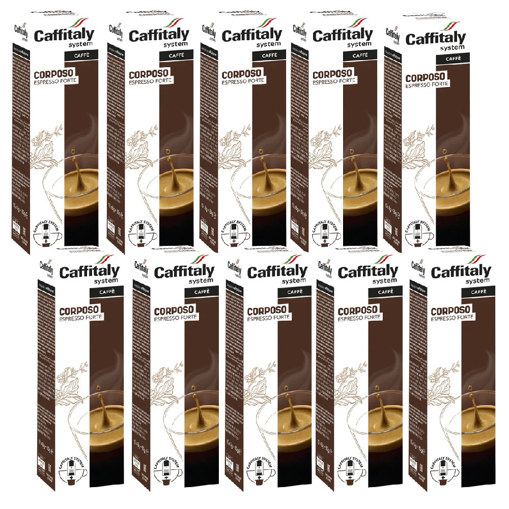 100 vollmundige Kapseln von Caffitaly System E'Caffe'