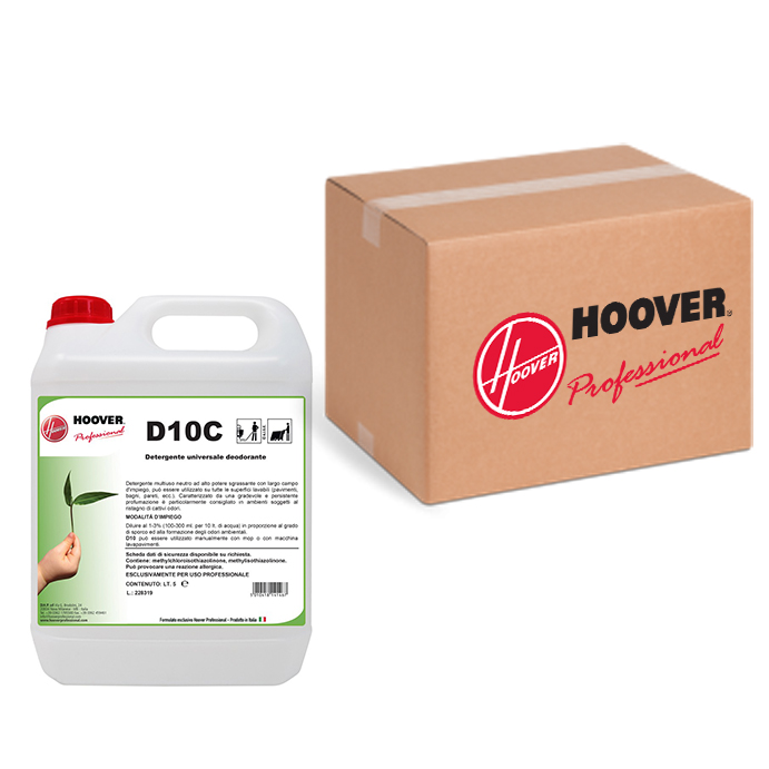 Packung mit 4 Kanistern D10C Universal-Deo-Reiniger