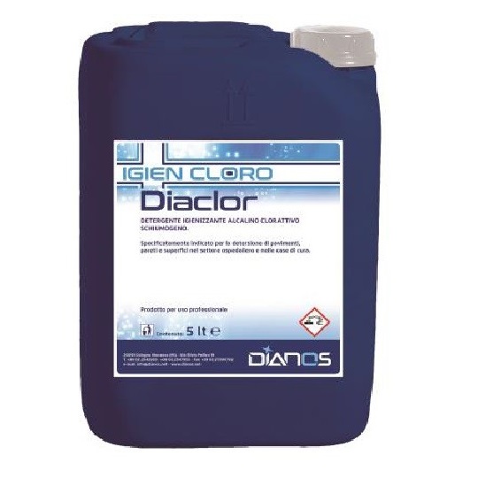 Diaclor Natriumhypochlorit Desinfektions- und Desinfektionsreiniger, 5 l