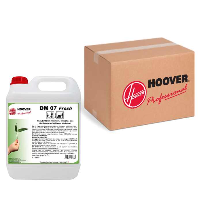 Schachtel mit 4 Dosen DM07 Frisches alkoholisches Reinigungsmittel