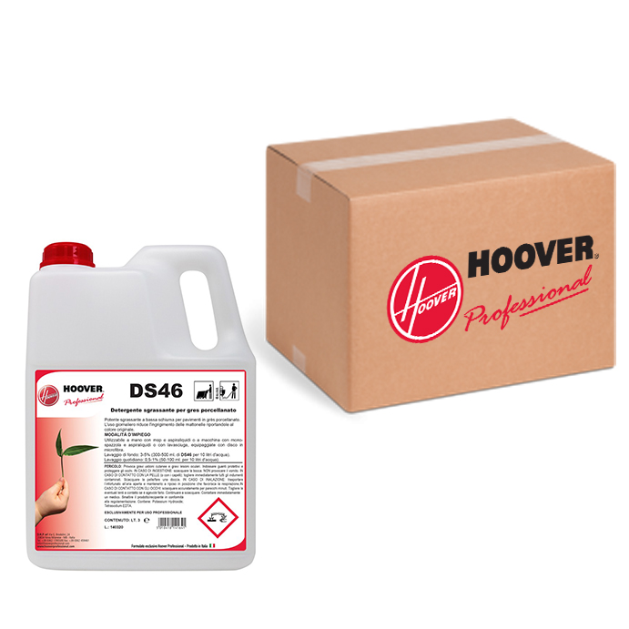 Packung mit 4 Kanistern DS46 Gres Reinigungsmittel für Feinsteinzeug