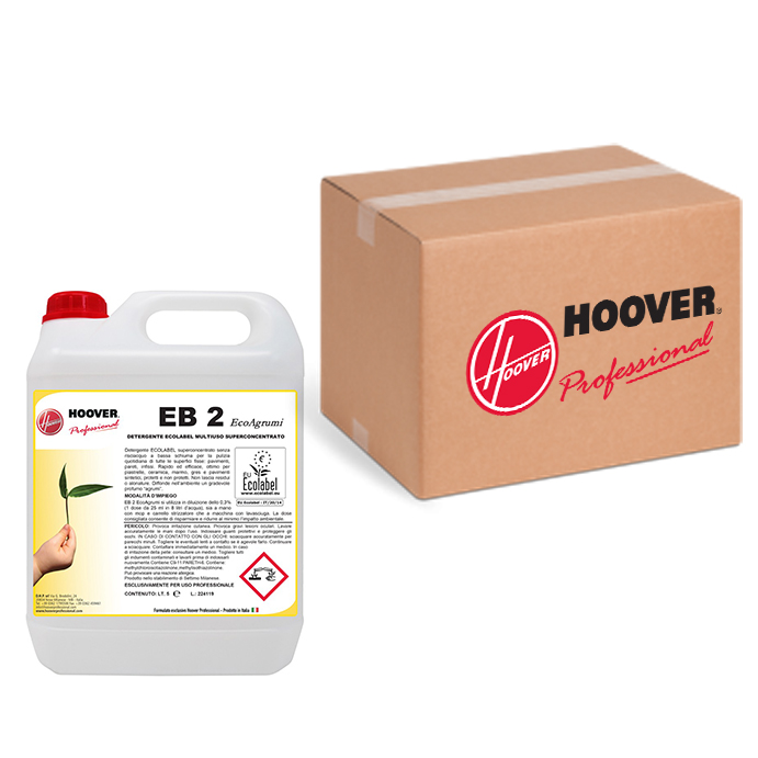 Packung mit 4 Dosen EB2 Ecocitrus Superkonzentriertes Reinigungsmittel