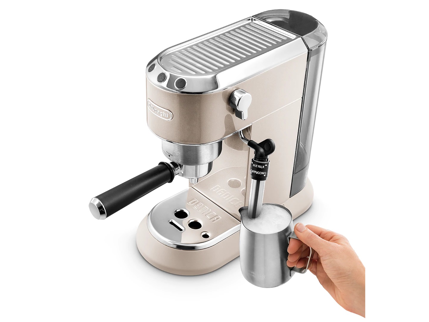 Dedica Metallic EC 785 Beige manuelle Kaffeemaschine 